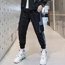 将图片加载到图库查看器,Streetwear Men's Multi Pockets Cargo Harem Pants Hip Hop Casual Male Track Pants Joggers Trousers Fashion Harajuku Men Pants channelwill-1