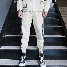 将图片加载到图库查看器,Streetwear Men's Multi Pockets Cargo Harem Pants Hip Hop Casual Male Track Pants Joggers Trousers Fashion Harajuku Men Pants channelwill-1