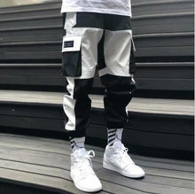 将图片加载到图库查看器,Streetwear Men's Multi Pockets Cargo Harem Pants Hip Hop Casual Male Track Pants Joggers Trousers Fashion Harajuku Men Pants channelwill-1
