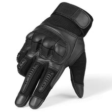 将图片加载到图库查看器,Touch Screen Hard Knuckle Tactical Gloves PU Leather Army Military Combat Airsoft Outdoor Sport Cycling Paintball Hunting Swat channelwill-1
