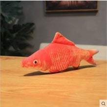 将图片加载到图库查看器，Tiktok pet toy for amusing cats electric fish imitation fish fluttering fish plush toy tail fish TIKSUPER
