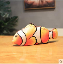 将图片加载到图库查看器，Tiktok pet toy for amusing cats electric fish imitation fish fluttering fish plush toy tail fish TIKSUPER
