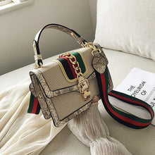 将图片加载到图库查看器，Ladies Shoulder Bag Small Crocodile Print Flap Bags For Women 2020 Leather Mini Handbag Lady Messenger Crossbody Hand Bag channelwill-1
