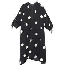 将图片加载到图库查看器，XITAO Streetwear Plus Size Dress Women Trend Printing Long Sleeve V Neck Dresses Oversized Spring Women Clothes 2020 XJ3290 channelwill-1
