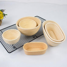 将图片加载到图库查看器，SHENHONG Various Shapes Fermentation Rattan Basket Country Bread Baguette Dough Banneton Brotform Proofing Proving Baskets channelwill-1
