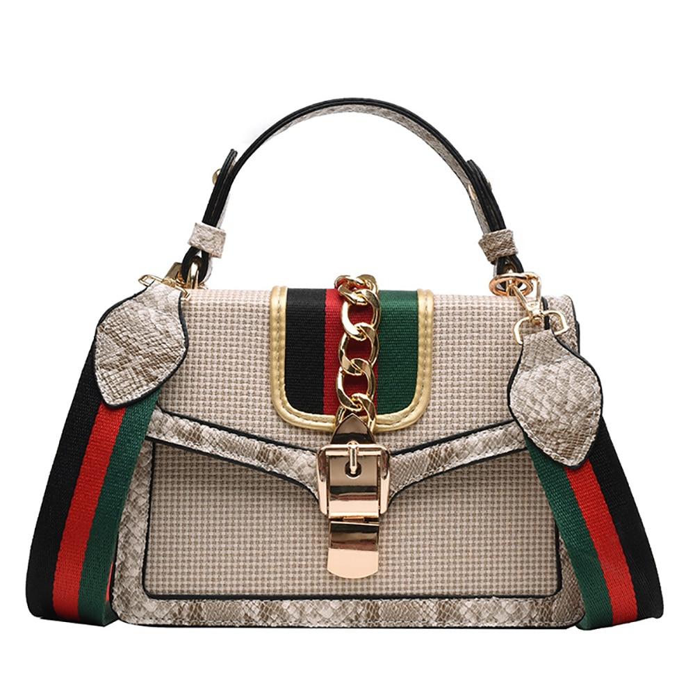 Ladies Shoulder Bag Small Crocodile Print Flap Bags For Women 2020 Leather Mini Handbag Lady Messenger Crossbody Hand Bag channelwill-1