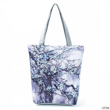 将图片加载到图库查看器，Scenic Spot Shopping Bag Woman Place Of Origin Ink Painting Women&#39;s Printing Single Shoulder Package TIKSUPER
