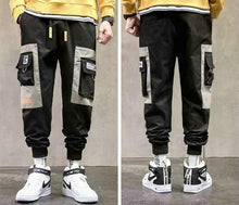 将图片加载到图库查看器，Streetwear Men&#39;s Multi Pockets Cargo Harem Pants Hip Hop Casual Male Track Pants Joggers Trousers Fashion Harajuku Men Pants channelwill-1
