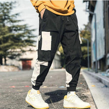 将图片加载到图库查看器，Streetwear Men&#39;s Multi Pockets Cargo Harem Pants Hip Hop Casual Male Track Pants Joggers Trousers Fashion Harajuku Men Pants channelwill-1
