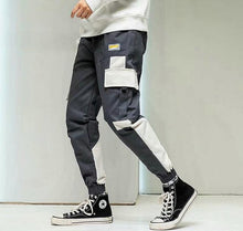将图片加载到图库查看器，Streetwear Men&#39;s Multi Pockets Cargo Harem Pants Hip Hop Casual Male Track Pants Joggers Trousers Fashion Harajuku Men Pants channelwill-1
